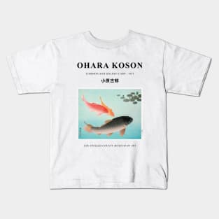 Ohara Koson Goldfish Japanese Exhibition Wall Art Kids T-Shirt